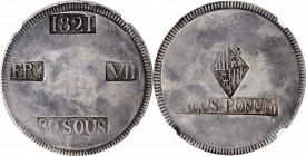 SPAIN. Mallorca. 30 Sueldos (Sous), 1821. Ferdinand VII. NGC EF Details--Tooled.
KM-C-L53.1; Cal-Type-132#525. A somewhat lightly punched example of ...