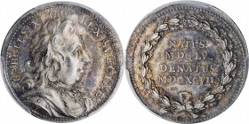 SWEDEN. Karl XI Born-Died Silver Medal, ND (1787). PCGS MS-65 Gold Shield.
Hild-141. One of a series of medalettes struck in 1786-87 which feature po...