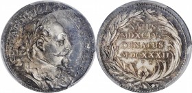 SWEDEN. Gustav I Adolf Born-Died Silver Medal, ND (1786-87). PCGS MS-65 Gold Shield.
Hild-243. One of a series of medalettes struck in 1786-87 which ...