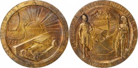 SWEDEN. General Motors Bronze Medal, 1928. PCGS SPECIMEN-64 Gold Shield.
Weight: 119 gms; Diameter: 71mm. By Herman Neujd. Obverse: Car and viking sh...