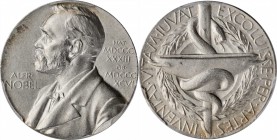 SWEDEN. Nobel Nominating Committee for Medicine Silver Medal, ND (1993). PCGS SPECIMEN-65 Gold Shield.
Edge inscribed "T10", indicating the year 1993...