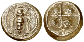 (480-450 a.C.). Jonia. Éfeso Dracma. (S. 4360). 3,13 g. MBC.