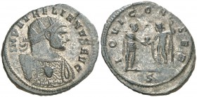 (272 d.C.). Aureliano. Antoniniano. (Spink 11542) (Co. 105) (RIC. 260). 3,19 g. Rara. MBC+.