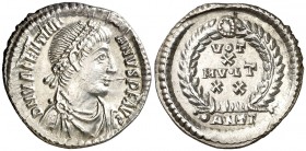 (373-374 d.C.). Valentiniano I. Antioquía. Siliqua. (Spink 19391) (S. 73e) (RIC. 34a3). 2,09 g. EBC.