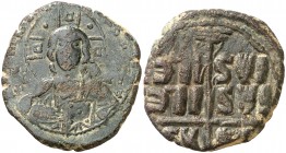Anónima (atribuida a Romano III). Constantinopla. Follis. (Ratto 1977) (S. 1823). 12,79 g. MBC/MBC+.