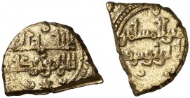 Almorávides. Ali ibn Yusuf. Moneda de electrón. (V. 1845) (Prieto 449). 1,93 g. En base a la frecuencia de hallazgos, David Francés Vañó ("La moneda h...