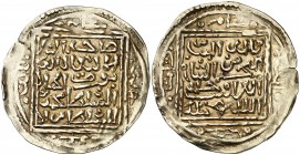AH 1013. Imperio Otomano. Mehmed III. (Tilimsan). Doble dinar. (S.Album 1339) (Mitch. W. of I. 1266). 4,13 g. Acuñación otomana en Argelia, com módulo...