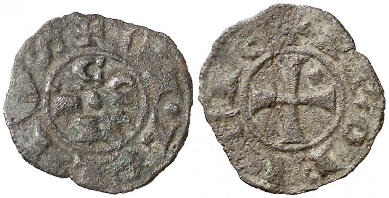 Comtat de Forcalquer. Guillem II d'Urgell (1150-1209). Forcalquer. Òbol. (Cru.V....
