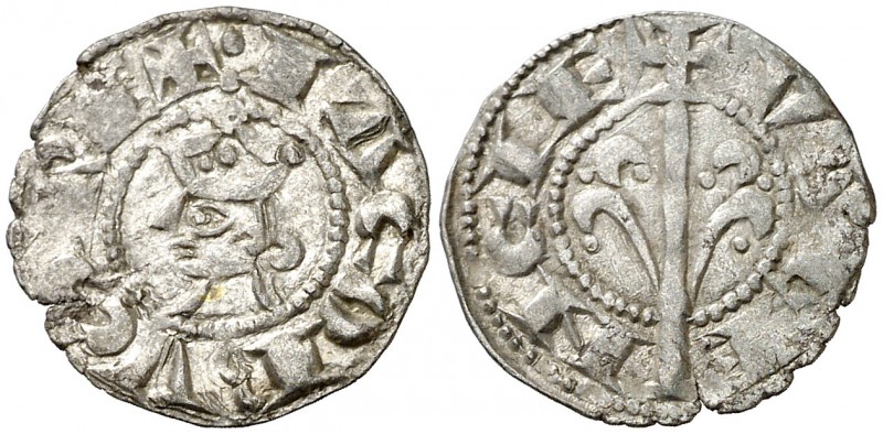 Jaume I (1213-1276). València. Diner (Cru.V.S. 316) (Cru.C.G. 2130). 0,95 g. Ter...