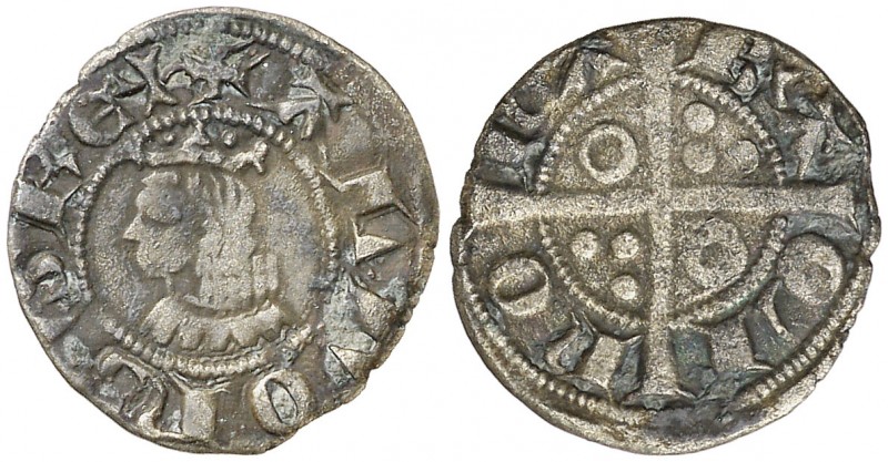 Alfons III (1327-1336). Barcelona. Diner. (Cru.V.S. 367) (Cru.C.G. 2185). 0,84 g...