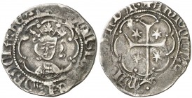 Alfons IV (1416-1458). Mallorca. Ral. (Cru.V.S. 836 var) (Cru.C.G. 2882b). 3,06 g. Ex Áureo & Calicó 27/04/2016, nº 1095. Escasa. MBC-.