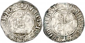 Alfons IV (1416-1458). Mallorca. Ral. (Cru.V.S. 838 var) (Cru.C.G. 2883d). 3,31 g. Rara. MBC-.