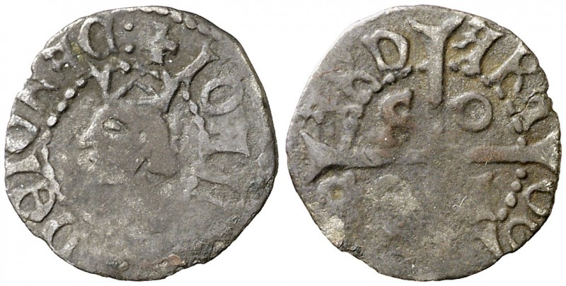 Joan II (1458-1479). Sardenya (Càller). Diner o pitxol. (Cru.V.S. 986 var) (Cru....