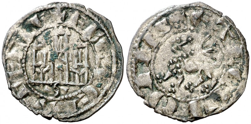 Fernando IV (1295-1312). Sevilla. Dinero. (AB. 325.1, como pepión). 0,83 g. Manc...