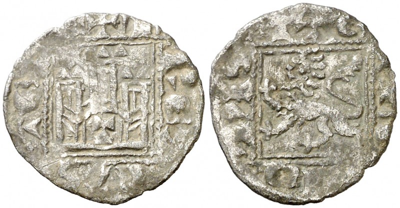 Alfonso XI (1312-1350). Toledo. Novén. (AB. 359.1). 0,72 g. MBC+.