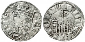 Enrique II (1368-1379). Segovia. Cornado. (AB. 483). 0,65 g. Ex Áureo 04/07/1989, nº 918. MBC.