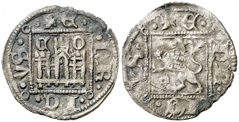 Enrique II (1368-1379). Córdoba. Novén. (AB. 495). 0,92 g. Ex Áureo 23/01/2002, ...