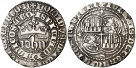 Juan I (1379-1390). Sevilla. Real. (AB. 539.1). 3,09 g. MBC+/MBC.