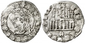 Enrique III (1390-1406). Sevilla. Cornado. (AB. 593 var). 0,79 g. MBC.