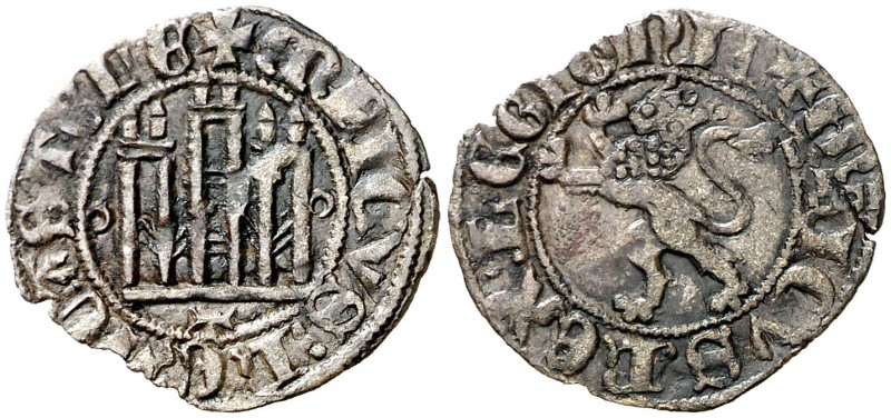 Enrique III (1390-1406). Toledo. Novén. (AB. 610). 0,66 g. Leve defecto de cospe...