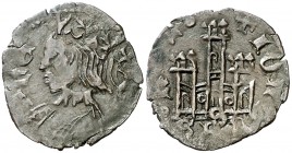 Juan II (1406-1454). Sevilla. Cornado. (AB. 633). 0,68 g. Escasa. MBC-.