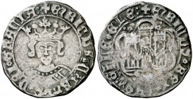 Enrique IV (1454-1474). Toledo. Cuartillo. (AB. 757). 3,16 g. MBC-/BC+.