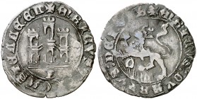 Enrique IV (1454-1474). Burgos. Maravedí. (AB. 791). 1,83 g. Ex Áureo 16/05/1995, nº 202. Escasa. MBC-.