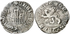 Enrique IV (1454-1474). Toledo. Maravedí. (AB. 807 var). 1,75 g. Escasa. BC+.