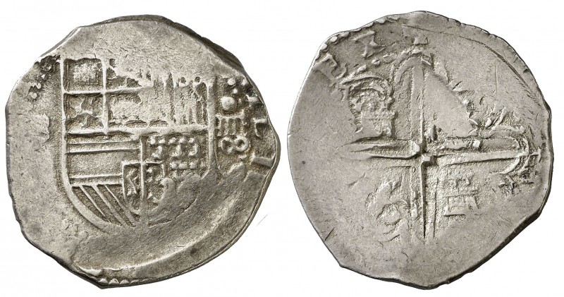 1589. Felipe II. Sevilla. . 4 reales. (AC. 580). 13,80 g. Ex Áureo & Calicó 18/1...