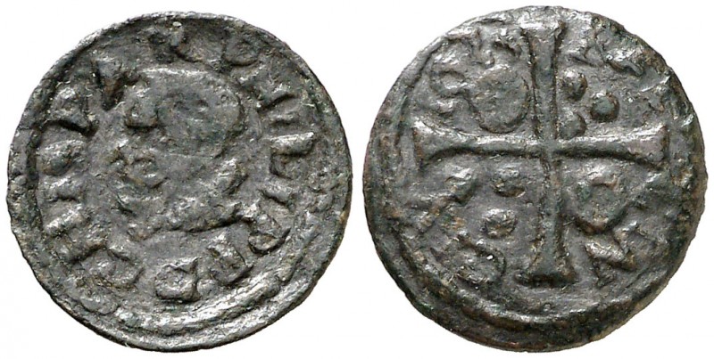 1633. Felipe IV. Barcelona. 1 diner. (AC. 9) (Cru.C.G. 4422i). 0,84 g. Rara. MBC...