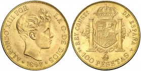 1897*1962. Franco. SGV. 100 pesetas. (AC. 178). 32,22 g. S/C-.