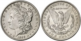 1890. Estados Unidos. O (Nueva Orleans). 1 dólar. (Kr. 110). 26,65 g. AG. EBC-.