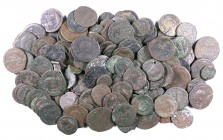 Lote de 493 monedas de todos los valores (denarios, sestercios, etc...) y distintos periodos. A examinar. MC/MBC-.