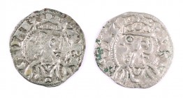 Jaume I (1213-1276). Aragón. Lote de 2 dineros jaqueses. MBC/MBC+.