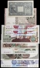 Italia. 9 billetes de distintos valores y fechas. A examinar. EBC-/S/C.