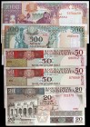 Somalia. 5 billetes de distintos valores y fechas. A examinar. S/C-/S/C.