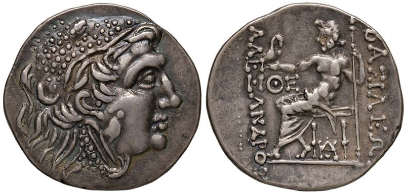MACEDONIA Alessandro III (336-323 a.C.) Tetradramma (Odessa, 125-70 a.C.) Busto ...
