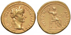 Tiberio (14-37) Aureo - Testa laureata a d. - R/ Livia seduta a d. – RIC 29 AU (g 7,73)
SPL