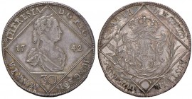 AUSTRIA Maria Teresa (1740-1780) 30 Kreuzer 1742 W – KM 1694 AG (g 7,14) R
SPL+
