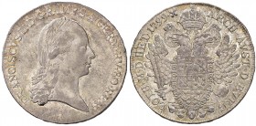 AUSTRIA Francesco II (1792-1835) Mezzo tallero 1799 A – KM 2149 AG (g 14,06)
SPL