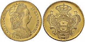 BRASILE Maria I (1786-1805) 6.400 Reis 1797 R – Fr. 87 AU (g 14,33)
SPL+
