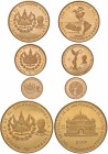 EL SALVADOR 200, 100, 50 e 25 Colones 1971 &ndash; Fr. 6, 7, 8, 9 AU (g 23,68 &ndash; 11,88 &ndash; 5,93 &ndash; 3,00) Lotto di 4 monete
FS