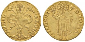 GERMANIA Lubecca - Fiorino imitazione del fiorino di Firenze (1400-1500) - Fr. 1472 AU (g 3,51) Graffi al R/
BB+