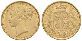 INGHILTERRA Victoria (1837-1901) Sterlina 1851 – KM 736.1 AU (g 7,99) Minimi graffietti 
SPL/SPL+