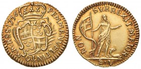 MALTA Emmanuel Pinto (1741-1773) 5 Scudi 1756 – Fr. 37 AU (g 3,91) Bella patina rossiccia
qSPL