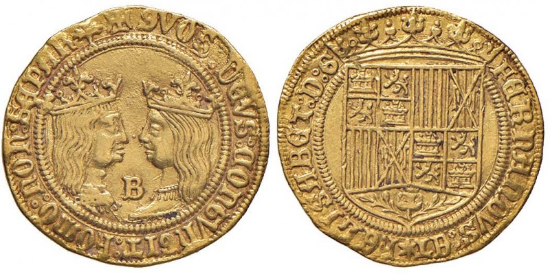 SPAGNA Reyes Catolicos (1474-1504) Excelente Burgos – Cal. 633 AU (g 3,48) RR
B...