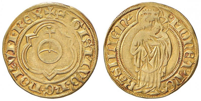 SVIZZERA Basilea – Kaiser Sigismund (1433-1437) Goldgulden – Fr. 4 AU (g 3,42)
...