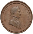 1804 Napoleone imperatore – Medaglia 1804 Cliché incorniciato – Opus: Andrieu – Bramsen 299 – AE sabbiato (g 61,73 – Ø 67 mm) RRR Ex Nomisma 13 maggio...