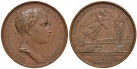 1805 Ponte sul Rodano – Medaglia 1805 – Opus: Andrieu – AE (g 36,09 – Ø 42 mm) Colpetti sul contorno Tutte le medaglie sui ponti realizzati da Napoleo...
