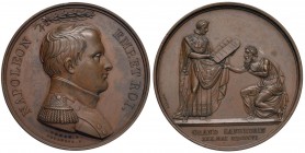 1806 Convocazione a Parigi del Gran Sinedrio – Medaglia 1806 – Opus: Depaulis e Brenet – Bramsen 527 – AE (g 39,19 – Ø 40 mm) RRRR Originale e rarissi...
